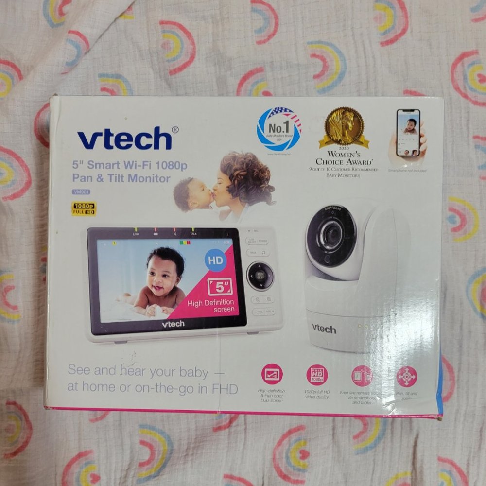 *NIB* VTECH Baby Monitor- 5" 1080p Full Pan and Tilt
